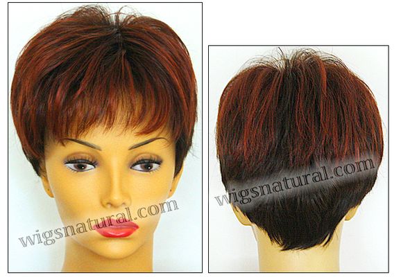 Envy open top wig Tiffany, color shown chocolate cherry