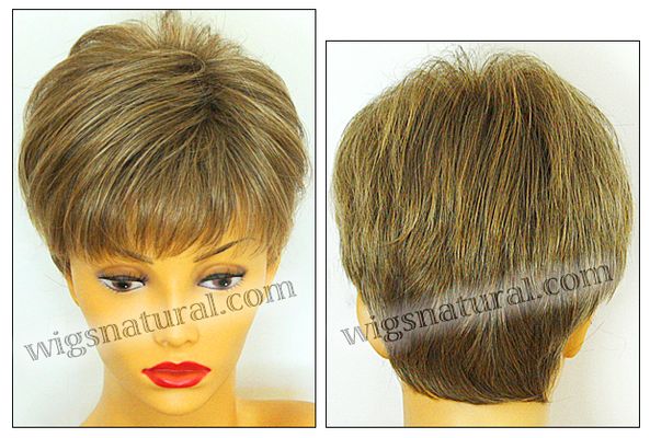 Envy open top wig Tiffany, color shown frosted