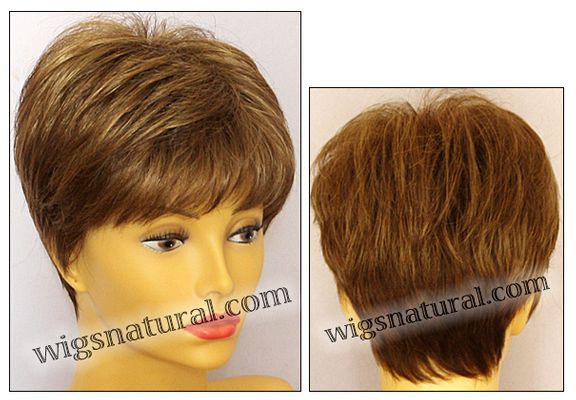 Envy open top wig Tiffany, color shown light brown