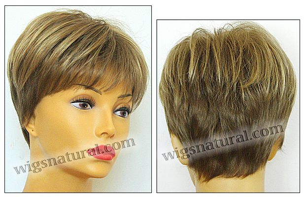 Envy open top wig Tiffany, color shown mocha frost