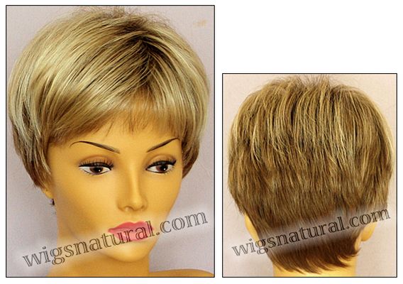 Envy open top wig Tiffany, color shown sparkling champagne