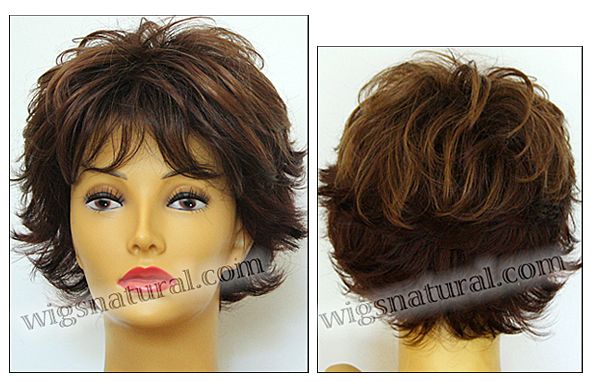 Envy Open top wig Victoria, color shown cinnamon raisin