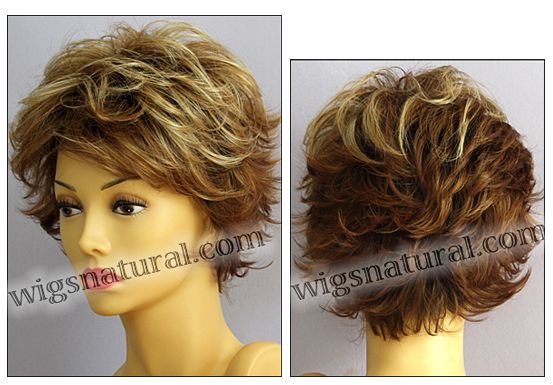 Envy Open top wig Victoria, color shown creamed coffee