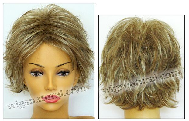 Envy open top wig Victoria, color shown dark blonde