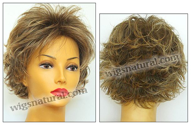 Envy open top wig Victoria, color shown frosted