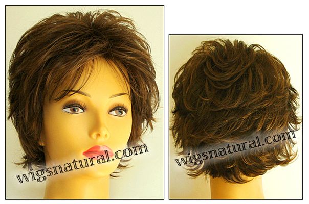 Envy open top wig Victoria, color shown medium brown