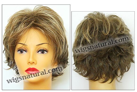 Envy Open top wig Victoria, color shown mocha frost