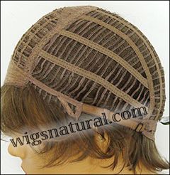 Envy Open top wig Victoria, color shown mocha frost