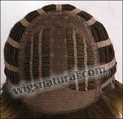 Envy Open top wig Victoria, color shown toasted sesame