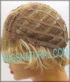 Envy Open top wig Victoria, color shown vanilla butter