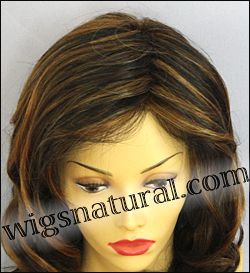 Envy wigs, lace front wig Alana, color shown chocolate caramel Envy wigs, lace front wig Alana, color shown chocolate caramel