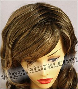 Envy wigs, lace front wig Alana, color shown toasted sesame Envy wigs, lace front wig Alana, color shown toasted sesame