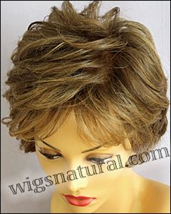 Envyhair wig Aubrey, Mono top hand-tied sides and back wig, color shown toasted sesame