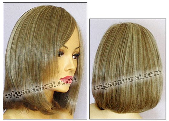 Lynsey Envyhair wig, Mono top, Lace front, Wefted sides and back, color shown ginger cream Lynsey Envyhair wig, Mono top, Lace front, Wefted sides and back, color shown ginger cream