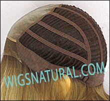 Lynsey Envyhair wig, Mono top, Lace front, Wefted sides and back, color shown sparkling champagne Lynsey Envyhair wig, Mono top, Lace front, Wefted sides and back, color shown sparkling champagne