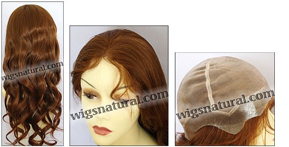 Full Hand-tied Monofilament wig, Virgin Brazilian Remy Hair, virgin European remy hair, or virgin Asian hair, wig style VWMN-EuAuburn-22Mix24-24, Custom Full Hand-tied Monofilament wig, Virgin Brazilian Remy Hair, virgin European remy hair, or virgin Asian hair, wig style VWMN-EuAuburn-22Mix24-24, Custom