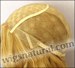 Full Hand-tied Monofilament wig, Virgin Brazilian Remy Hair, virgin European remy hair, or virgin Asian hair, wig style VWMN-GBlond-bodyCurl-19HL15-26