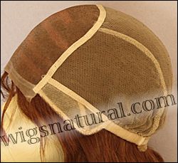 Full Hand-tied Monofilament wig, Virgin Brazilian Remy Hair, virgin European remy hair, or virgin Asian hair, wig style VWMN-MCopper-bodyCurl-25-26