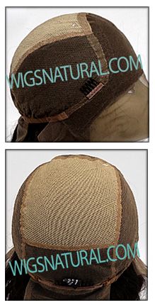 Full Hand-tied wig HL CLAUDIA, 100% Brazilian Remy Human Hair, Elegante Collection, Color shown natural