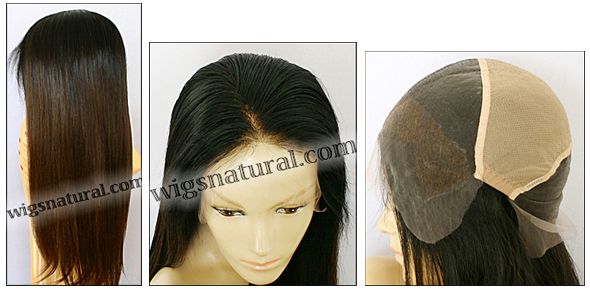Full lace wig, Chinese remy hair, wig style WN-Chinese-Straight-30T1B-26, custom