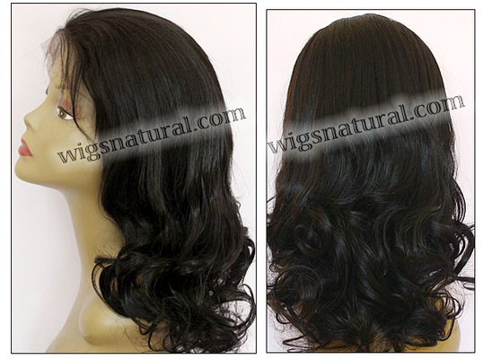 Full lace wig, Indian remy hair, wig style WN-BOBO-bodyCurl-2-18, custom