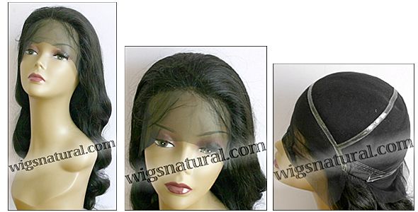Full lace wig, Indian remy hair, wig style WN-BodyWave-1-22, custom