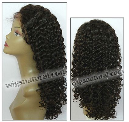 Full lace wig, Indian remy hair, wig style WN-Curly-2-26, custom