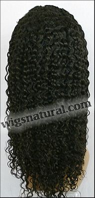 Full lace wig, Indian remy hair, wig style WN-JeriCurl-1B-26, in stock