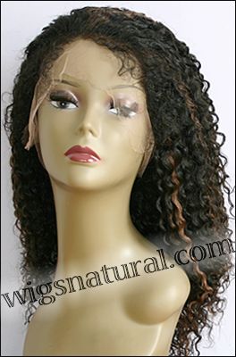 Full lace wig, Indian remy hair, wig style WN-JeriCurl-30HL1B-20, in stock