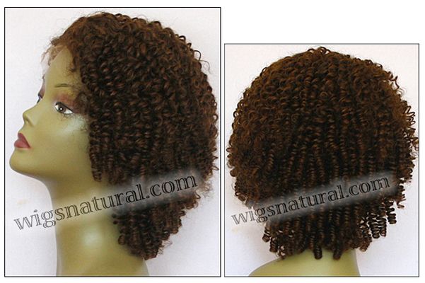 Full lace wig, Indian remy hair, wig style WN-kinkyCurl-30HL4-20, in stock