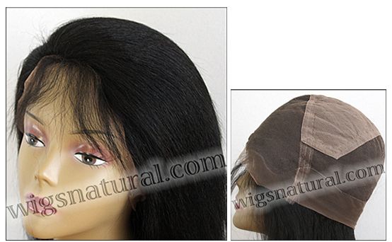 Full lace wig, Indian remy hair, wig style WN-KinkyStraight-1-16, in stock Full lace wig, Indian remy hair, wig style WN-KinkyStraight-1-16, in stock
