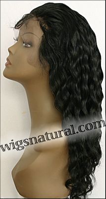 Full lace wig, Indian remy hair, wig style WN-PWavy-1-22, custom