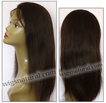 Full lace wig, Indian remy hair, wig style WN-silkStraight-3-20, custom