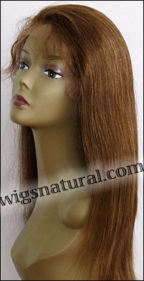 Full lace wig, Indian remy hair, wig style WN-SilkStraight-30HL4-22, in stock