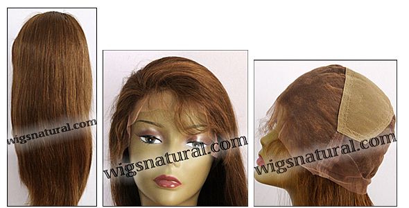 Full lace wig, Indian remy hair, wig style WN-SilkStraight-30HL4-22, in stock