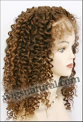 Full lace wig, Indian remy hair, wig style WN-SpiralCurl-30HL4-26, in stock