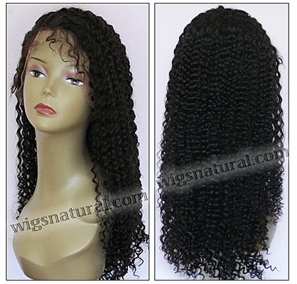 Full lace wig, Indian remy hair, wig style WN-tightCurl-1B-28, custom Full lace wig, Indian remy hair, wig style WN-tightCurl-1B-28, custom