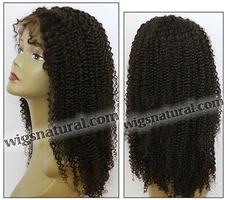Full lace wig, Indian remy hair, wig style WN-TightestCurl-2-20, in stock