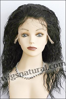 Full lace wig, Indian remy hair, wig style WN-VeryWavy-1B-20, custom