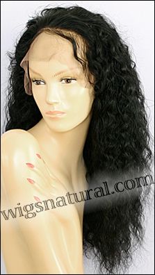 Full lace wig, Indian remy hair, wig style WN-wavyCurl-1-26, custom