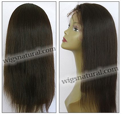 Full lace wig, Indian remy hair, wig style WN-YakiStraight-2-20, in stock