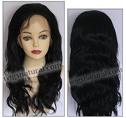 Full lace wig, Mongolian remy hair, wig style WN-Mongolian-TPWavy-1-22, custom