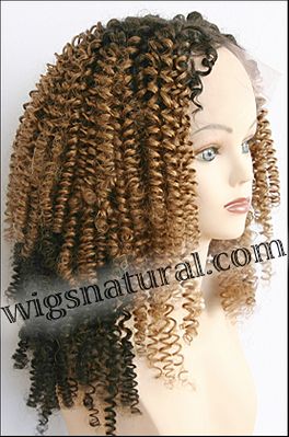 Full lace wig, virgin Brazilian hair, virgin Mongolian hair, virgin Malaysian hair, virgin Chinese hair, style VW-GLBrown-Curly-8Top1B-30