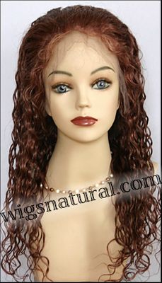 Full lace wig, virgin Chinese remy hair, wig style WN-VirChinese-LightCurl-33-22, in stock