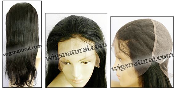 Full lace wig, virgin Chinese remy hair, wig style WN-VirChinese-Straight-N-22, in stock