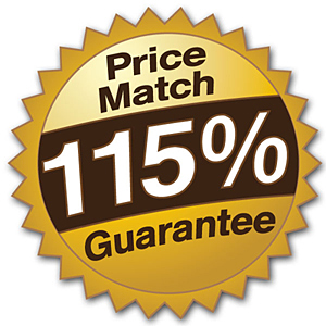 Get the Lowest Price - with our Price Match Guarantee