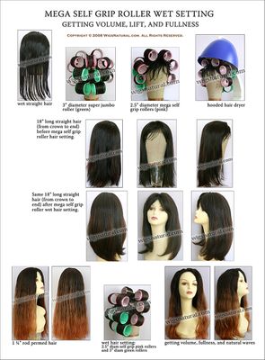 Getting Volume, Lift, and Fullness - with 2.5" Diameter Mega Self Grip Rollers