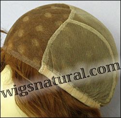 Glueless Lace Front Wig, Virgin European hair, virgin Brazilian hair, or virgin Asian hair, style VWGL-GLBrown-bodyCurl-24HL22-26