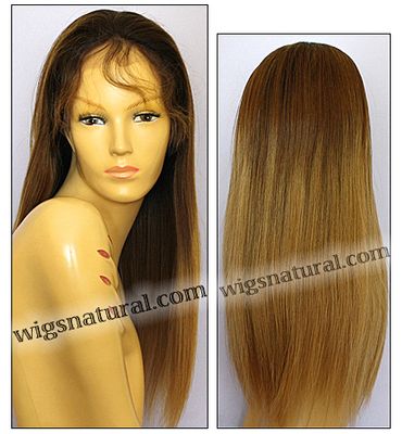 Glueless Lace Front Wig, Virgin European hair wig, virgin Brazilian hair wig, style VWGL-TidyStraight-2BT7T10N-24 Glueless Lace Front Wig, Virgin European hair wig, virgin Brazilian hair wig, style VWGL-TidyStraight-2BT7T10N-24