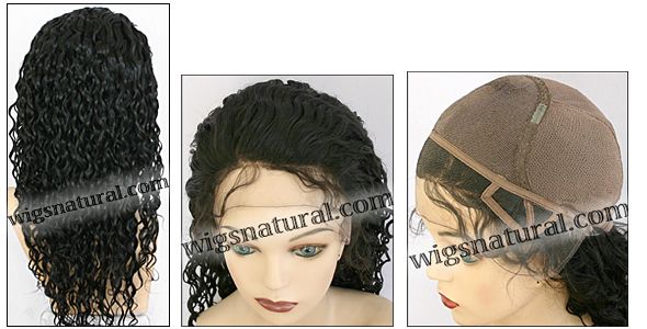 Glueless Lace Wig, Indian remy hair wig, style WNGL-Wavy-1B-22, in stock Glueless Lace Wig, Indian remy hair wig, style WNGL-Wavy-1B-22, in stock